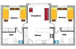 Millennium Hall floorplan