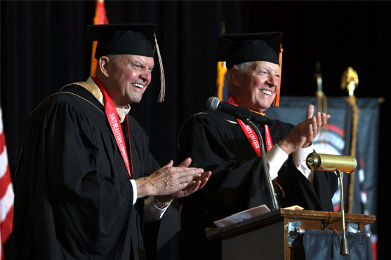 2024 Distinguished Alumni Curt & Jeff Haney.