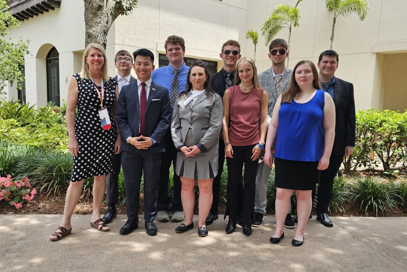 SCC Business Club members posing for photo