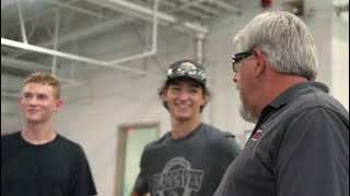 Students and instructor talking to each other